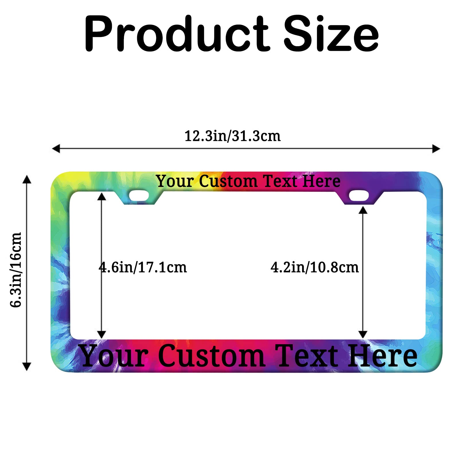 Amazon.co.jp: パーソナライズされたカスタムナンバープレートフレーム